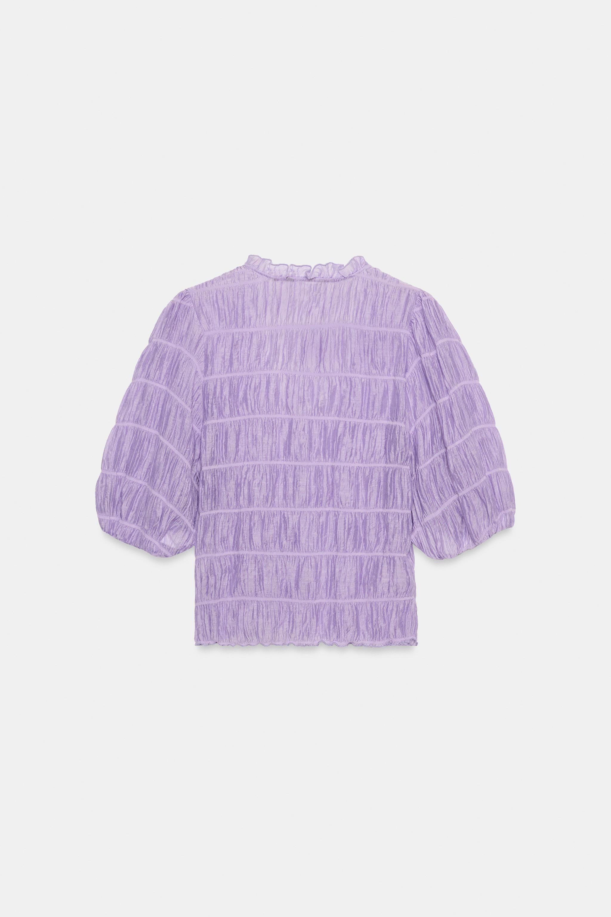 SMOCKED BLOUSE